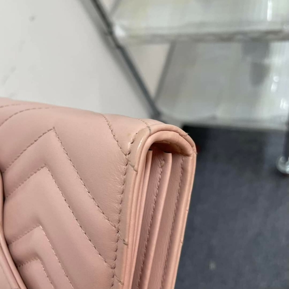 100% Authentic Gucci GG Marmont WOC Leather Shoulder Bag - Picture 6 of 14